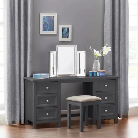 BOXED JARIN 48CM TALL DRESSING TABLE STOOL (1 BOX)