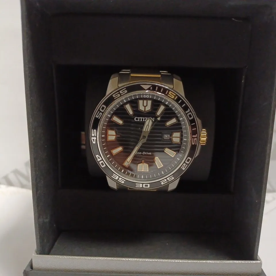 CITIZEN SILVER/GOLD EFFECT WATCH WITH BRACELET STRAP