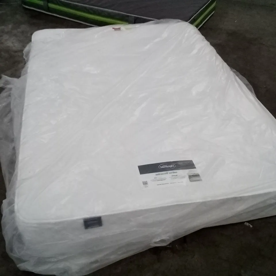 QUALITY BAGGED 4'6" DOUBLE SILENTNIGHT MIRACOIL ORTHO MATTRESS