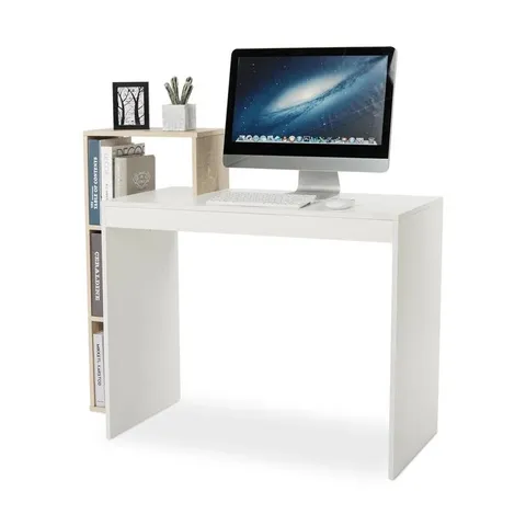 BOXED HARAS COMPUTER DESK - NATURAL (1 BOX)