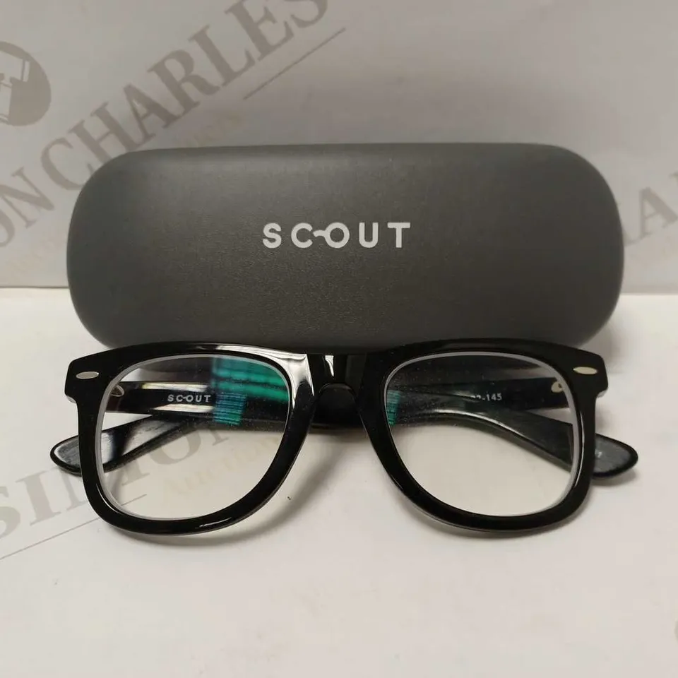 SCOUT FRANCIS BLACK FRAME GLASSES 