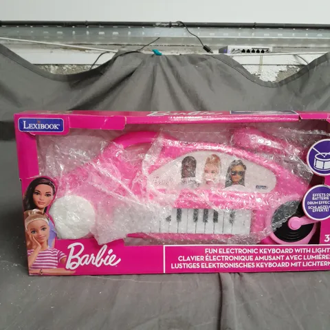 BARBIE FUN ELECTRONIC KEYBOARD WITH LIGHTS