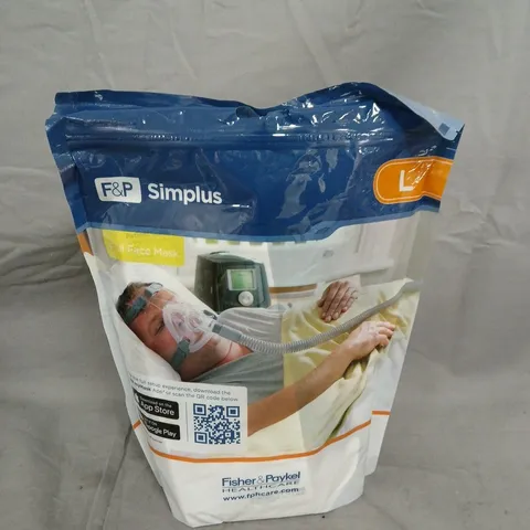 F&P SIMPLUS FULL FACE CPAP MASK – LARGE 