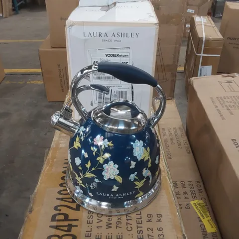 BOXED LAURA ASHLEY 2.5L STOVE TOP KETTLE