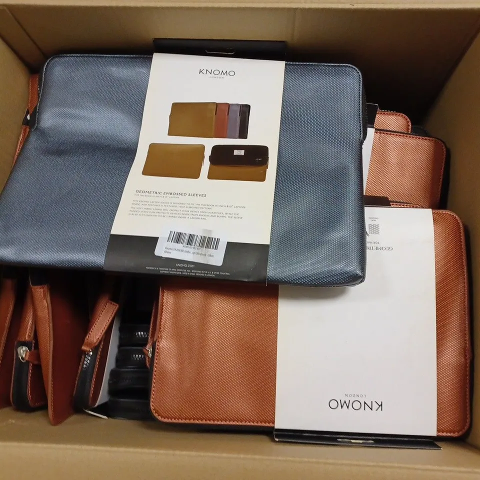 APPROXIMATELY 25 KNOMO LONDON GEOMETRIC EMBOSSED SLEEVES IN COPPER FOR MACBOOK