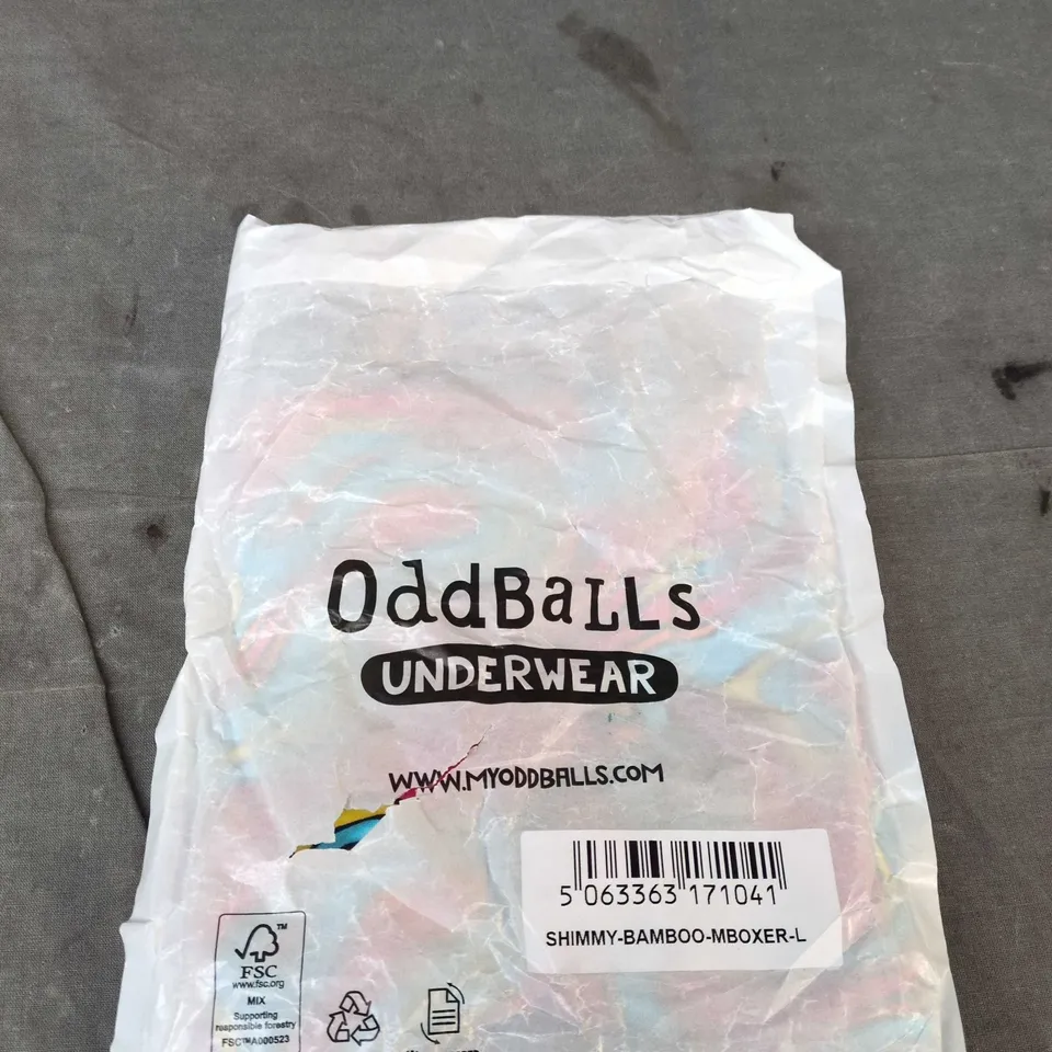 ODDBALLS BAMBOO BOXER SHORTS – SIZE L
