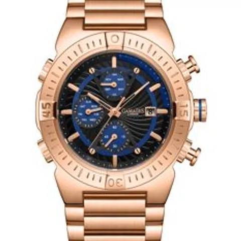 GAMAGES OF LONDON LIMITED EDITION HAND ASSEMBLED SPORTS PACER AUTOMATIC ROSE