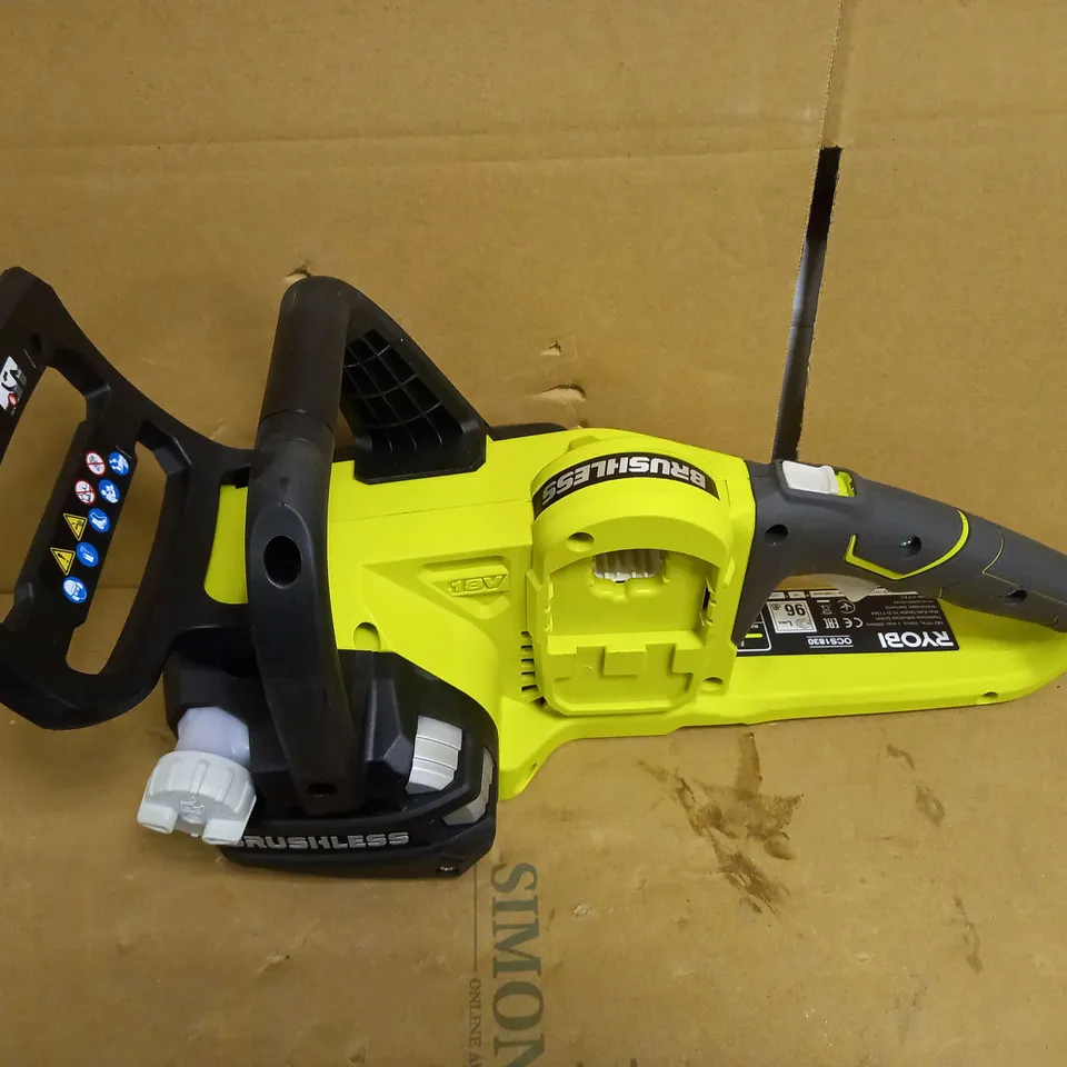 RYOBI 18V BRUSHLESS CHAINSAW OCS1830 