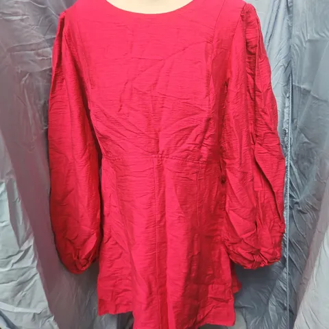 NOBODY'S CHILD PINK MINI DRESS UK14 (EU 42, USA 10)