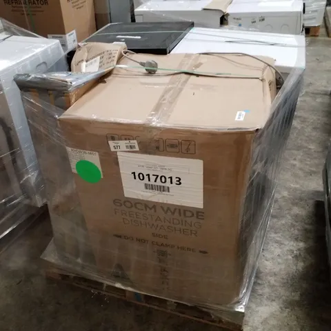 PALLET OF APPROXIMATELY 3 UNPROCESSED RAW RETURN WHITE GOODS TO INCLUDE