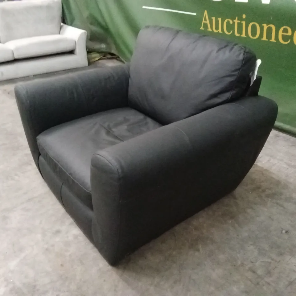 SHAY 100% LEATHER ARMCHAIR RRP £649