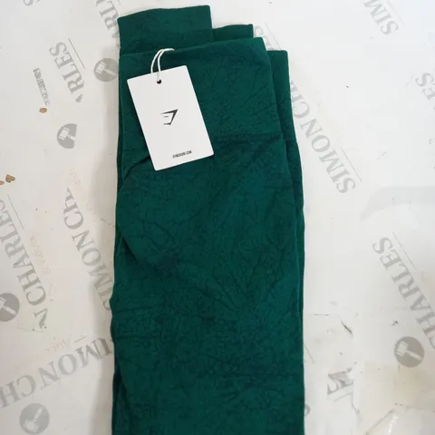 GYMSHARK PATTERN SEAMLESS LEGGINGS SIZE S