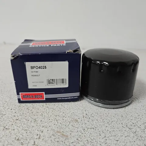BOXED BORG & BECK BFO4025 OIL FILTER
