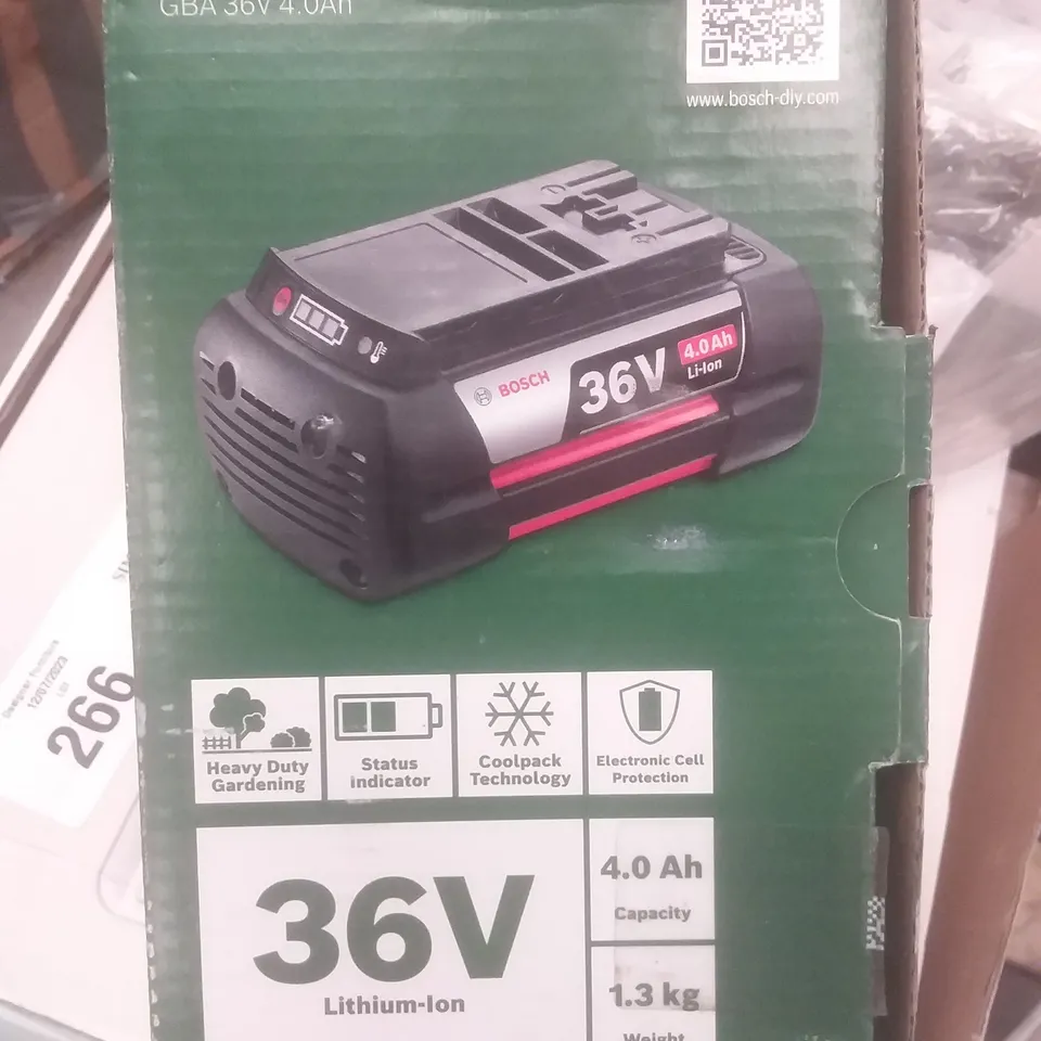 BOSCH 36V LITHIUM 4AH BATTERY 