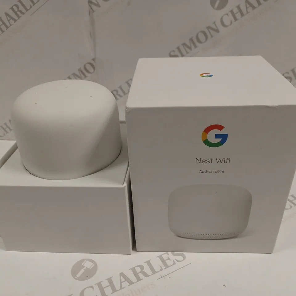 BOXED GOOGLE NEST WIFI ADD-ON POINT