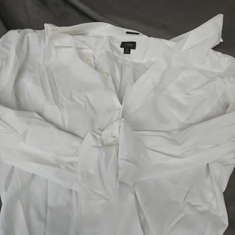 J.CREW CLASSIC FIT WHITE BUTTON-DOWN SHIRT – LT