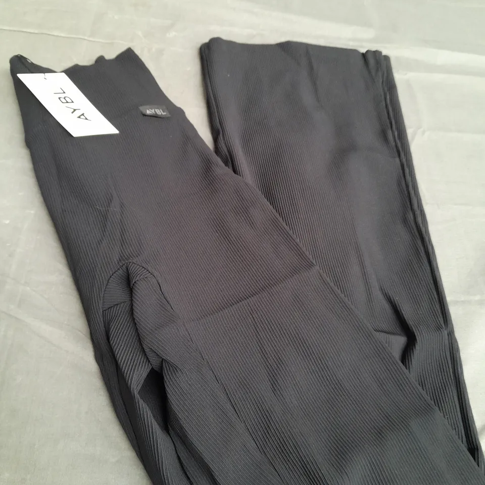 AYBL SCULPT RIBBED FLARED LEGGINGS SIZE S