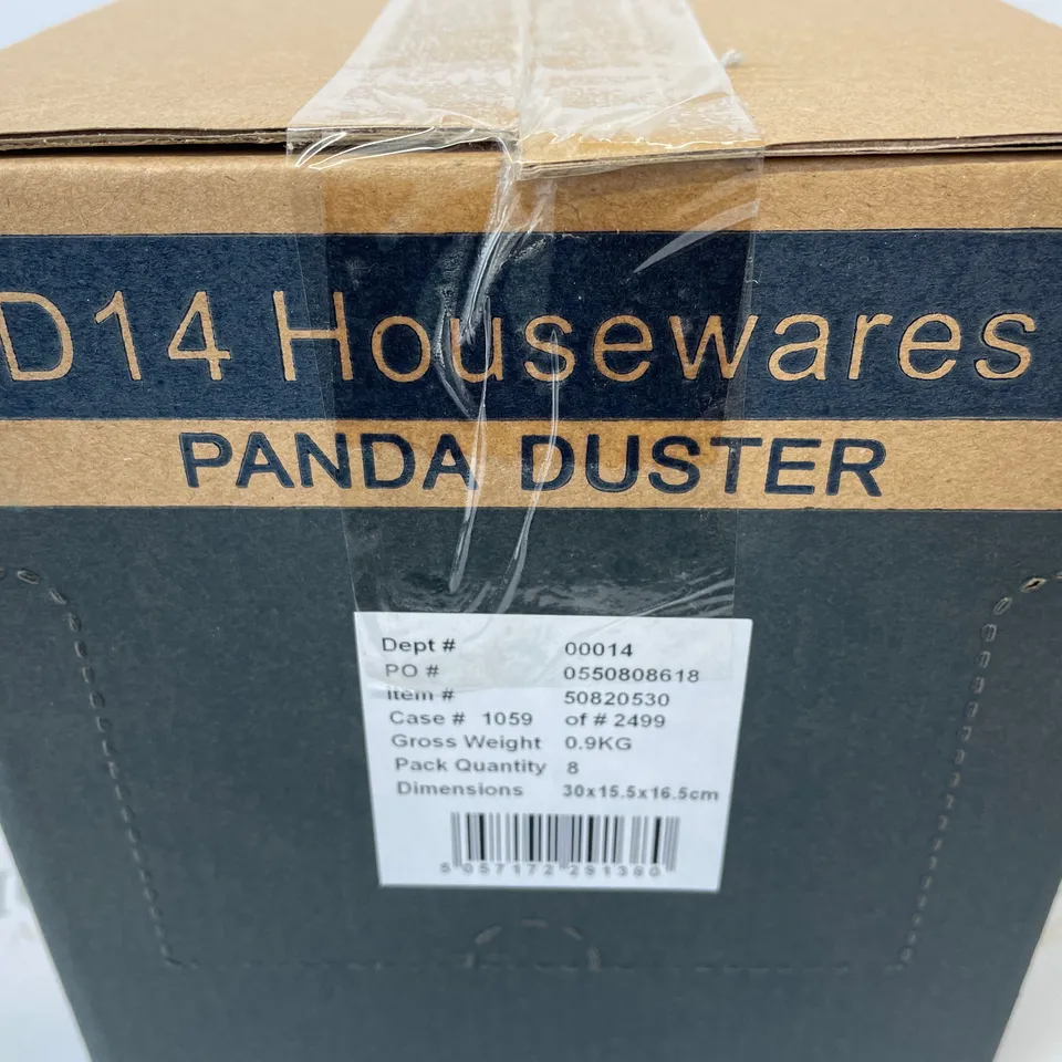 48 BRAND NEW PANDA MICROFIBRE DUSTERS (1 BOX)