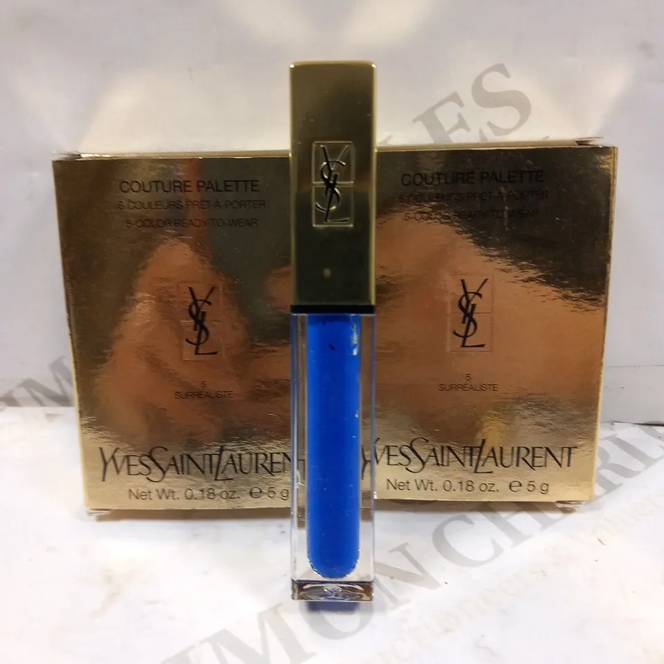4 ASSORTED YVES SAINT LAURENT COSMETIC PRODUCTS TO INCLUDE; FULL MATTE SHADOW, COUTURE PALETTE AND MASCARA VINYL COUTURE