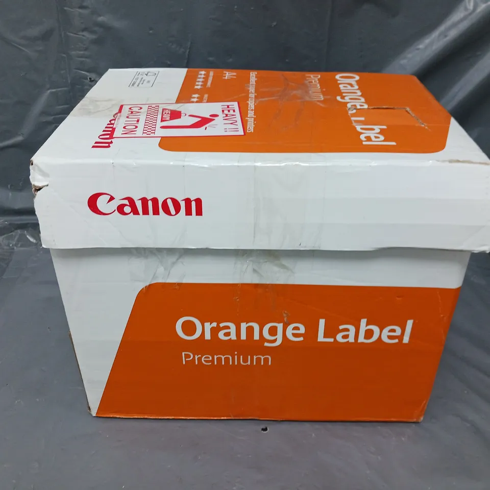 BOXED CANON ORANGE LABEL A4 PAPER (5x500)