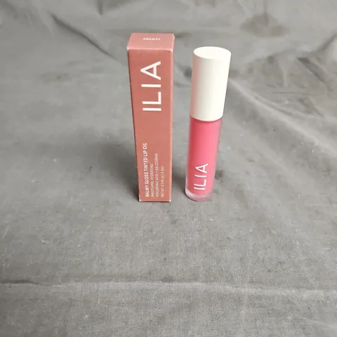 BOXED ILIA BALMY GLOSS TINTED LIP OIL IN TAHITI 4.3ML