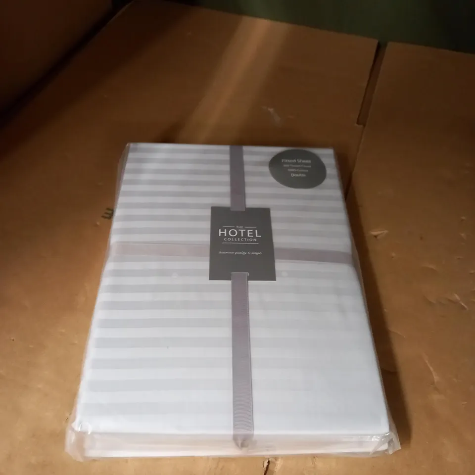 THE HOTEL COLLECTION DOUBLE FITTED SHEET