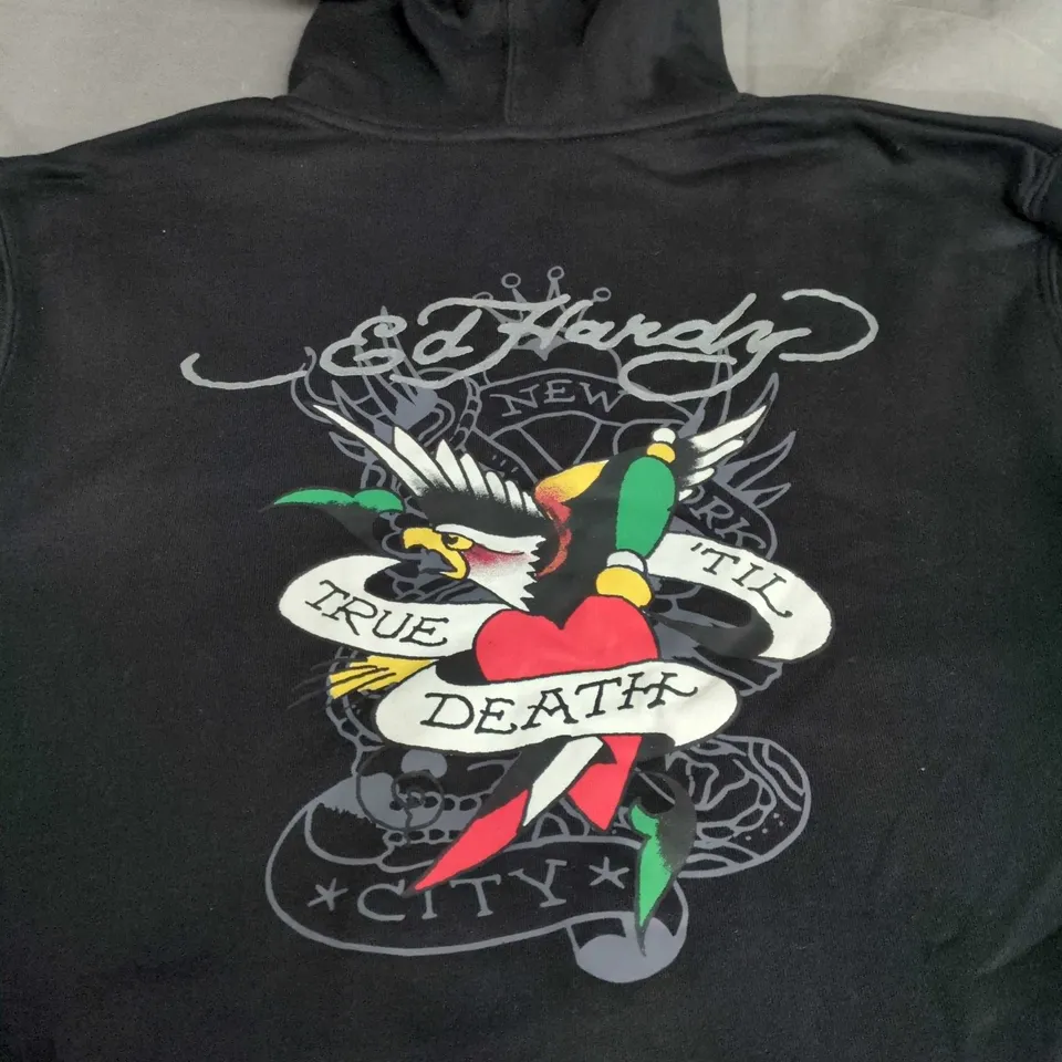 ED HARDY ZIP HOODIE – SIZE L