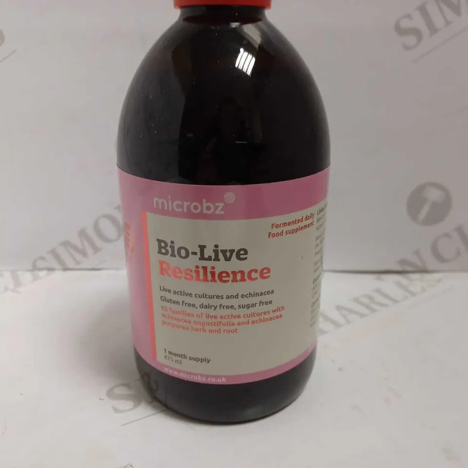 MICROBZ BIO-LIVE RESILIENCE FOOD SUPPLEMENT