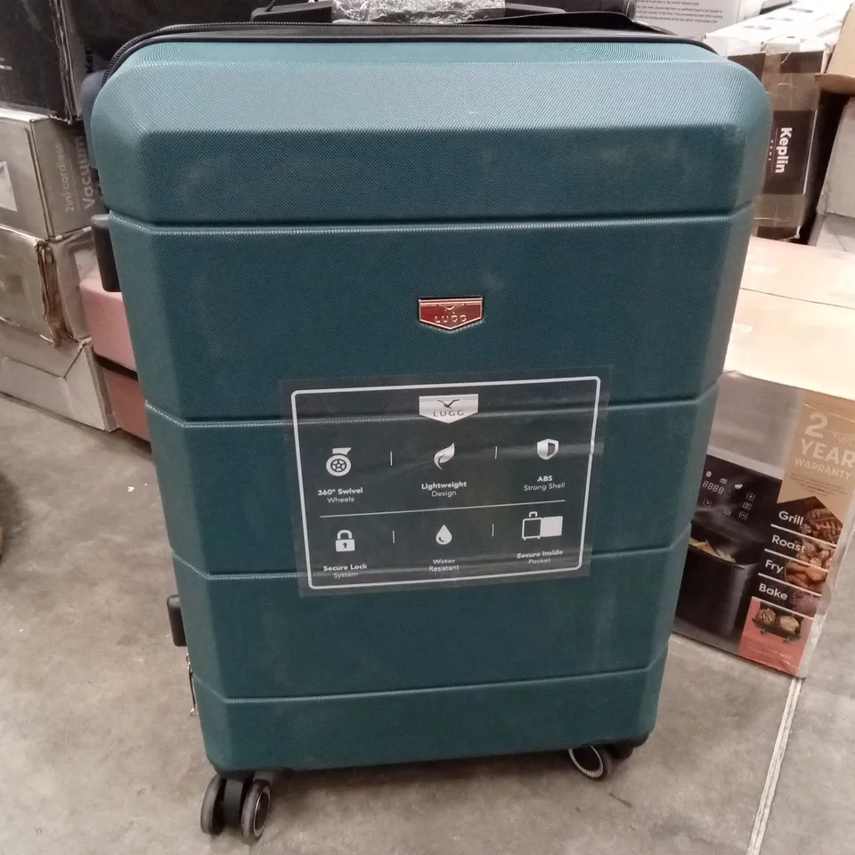 MEDIUM SUITCASE GREEN & BLACK