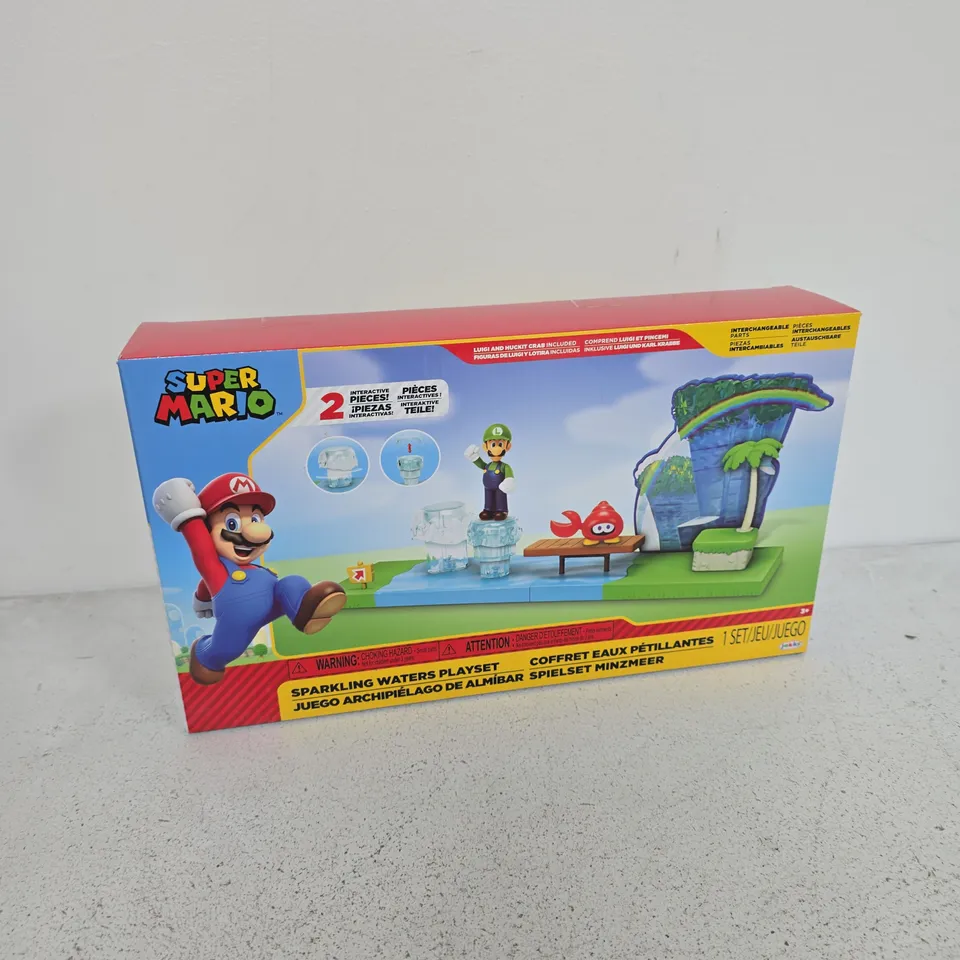 SUPER MARIO SPARKLING WATERS PLAYSET – BOXED TOY