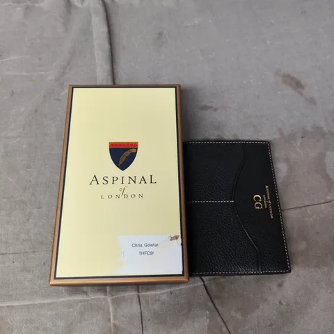 ASPINAL OF LONDON LEATHER WALLET – BLACK