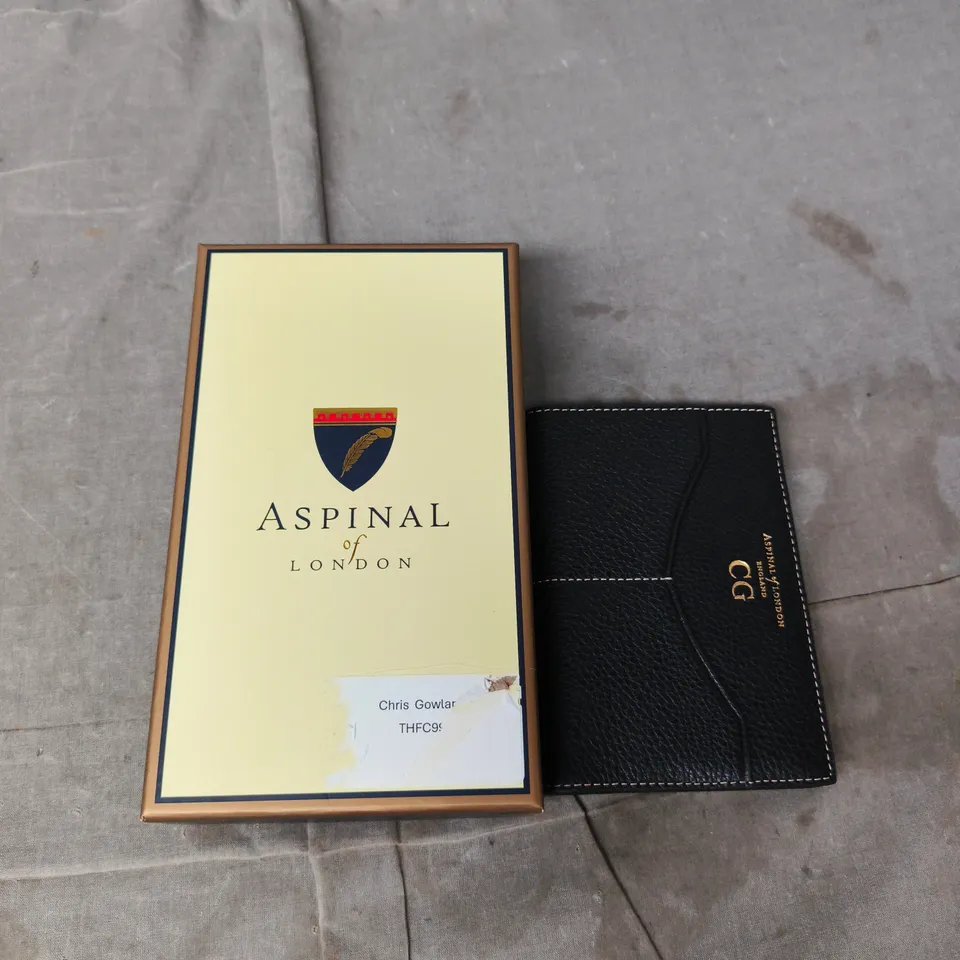ASPINAL OF LONDON LEATHER WALLET – BLACK