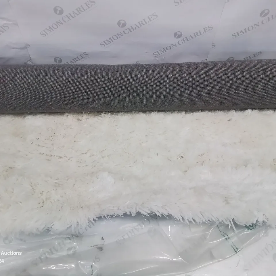 BRAND NEW PACO HOME CREAM AKUMAL SHAGGY 930 RUG SIZE 120X170CM