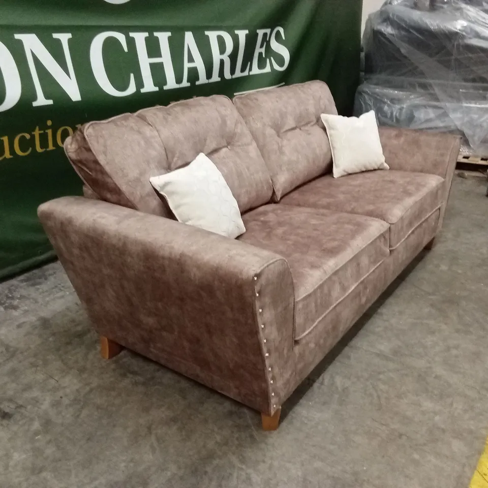 AMAYA FABRIC 3 SEATER SOFA RRP £999