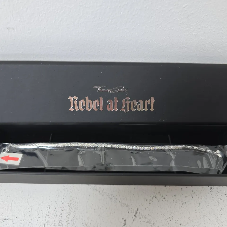BOXED THOMAS SABO STERLING SILVER ZIRCONIA TENNIS BRACELET