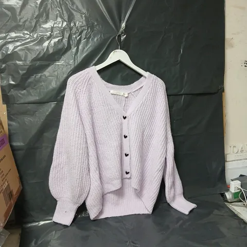 DANNII MINOGUE PETITES CARDIGAN IN LILAC - XLP
