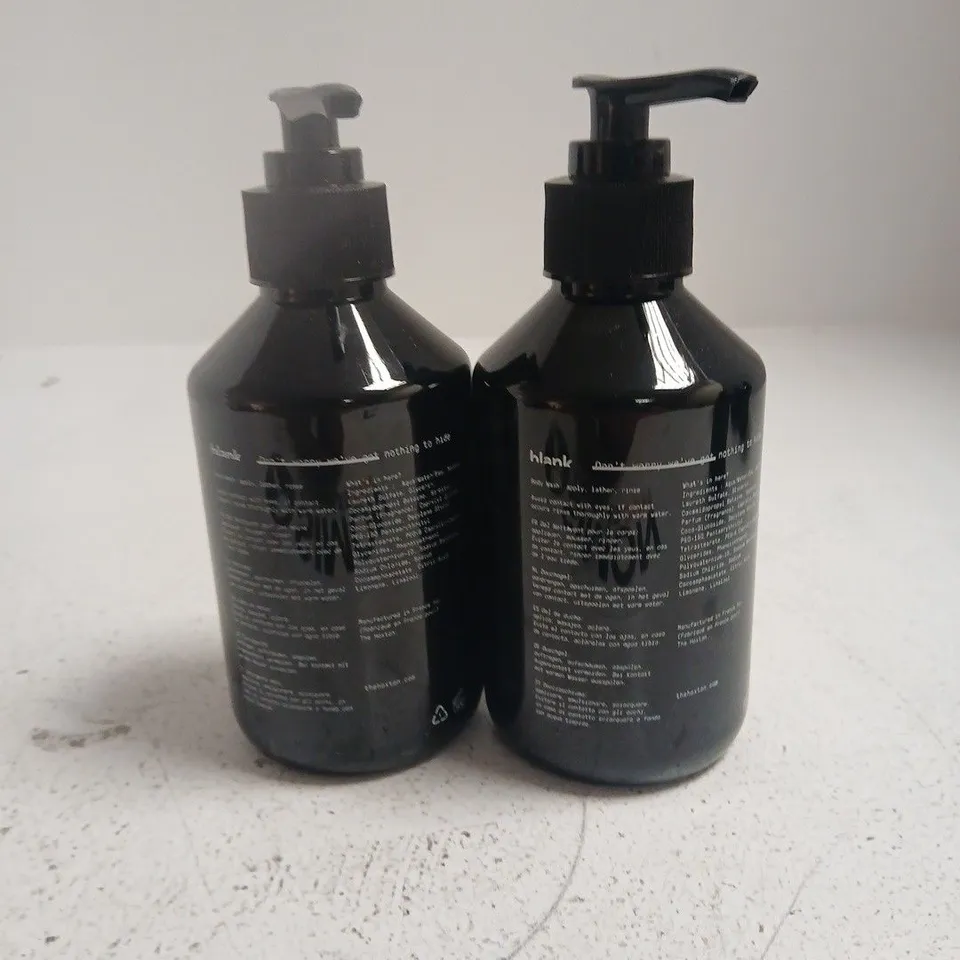 BLANK HAND WASH & BODY WASH DUO – WOOD SCENT, 250ML EACH