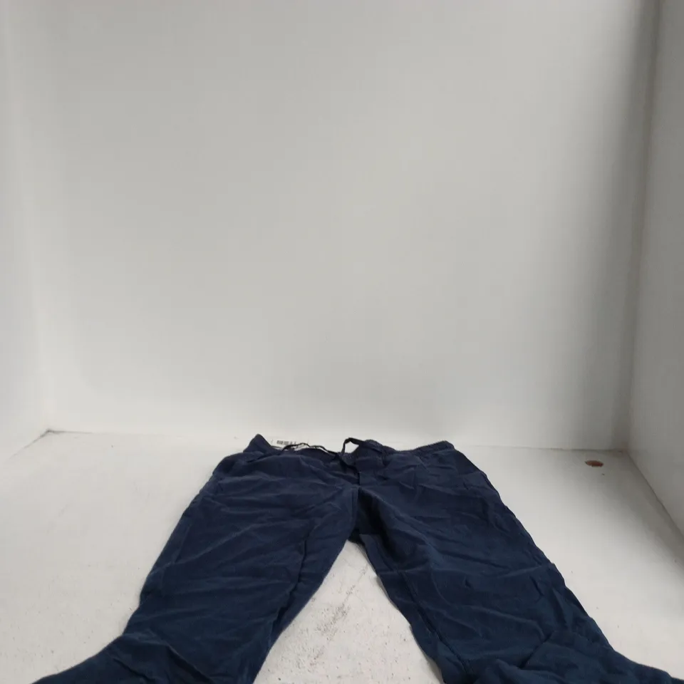 JACK & JONES NAVY LINEN TROUSERS – EU M (FR M)