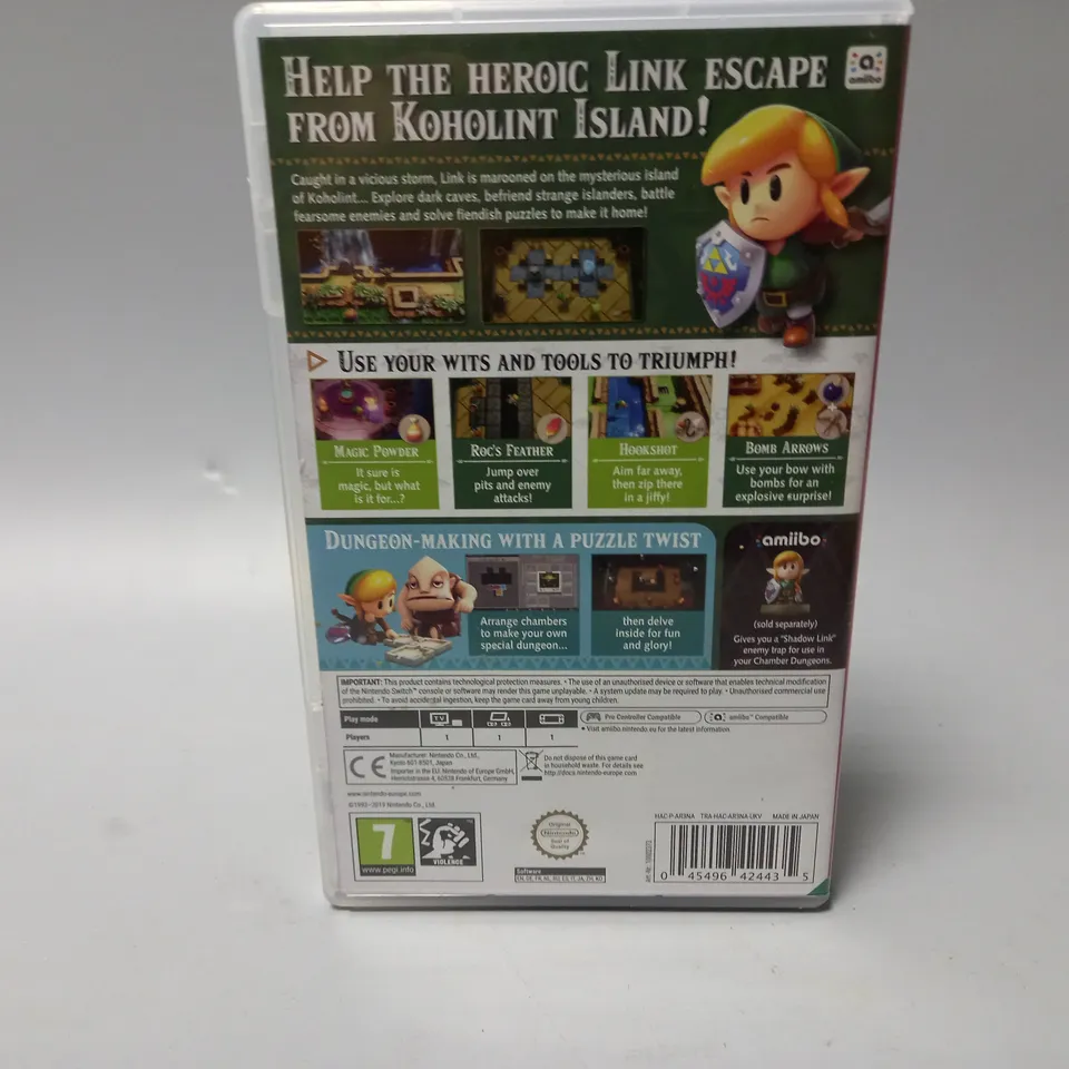 BOXED THE LEGEND OF ZELDA LINK'S AWAKENING (NINTENDO SWITCH)