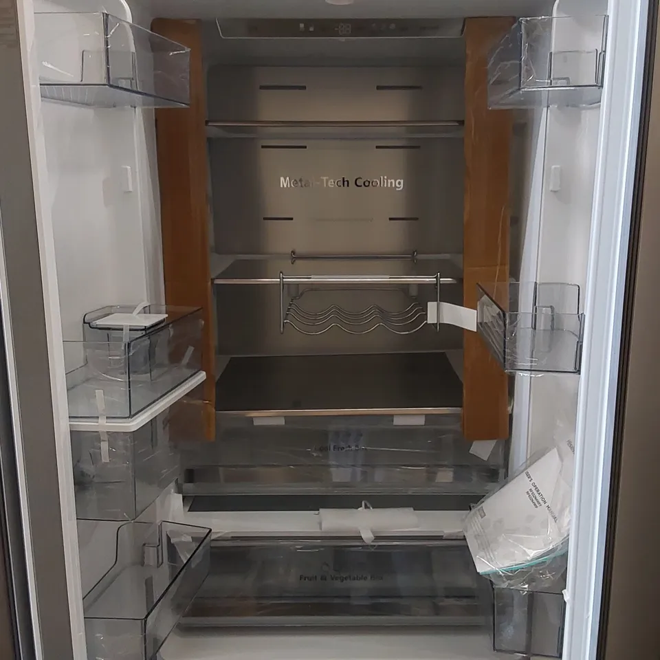HISENSE PUREFLAT RF632N4WIF FRIDGE FREEZER STAINLESS STEEL - UNPROCESSED RAW RETURN 