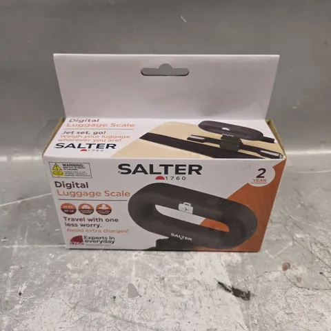 BOXED SALTER DIGITAL LUGGAGE SCALES