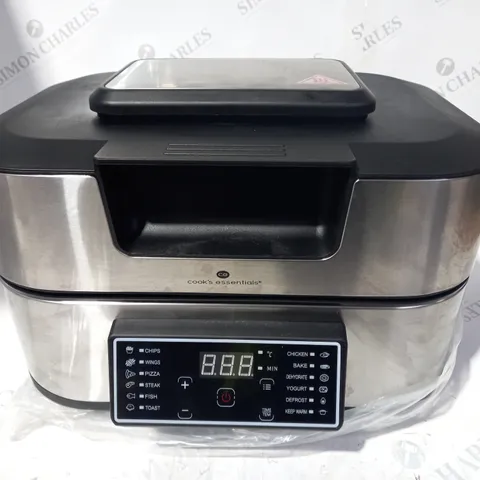 BOXED COOK'S ESSENTIALS GRILL & AIRFRYER 5.5L