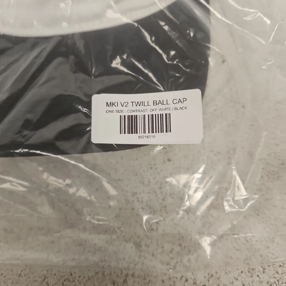 MKI MIYUKI ZOKU TWILL BALL CAP – OFF WHITE / BLACK