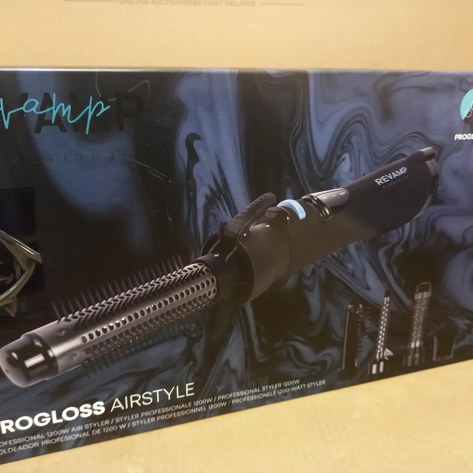 BOXED REVAMP PROGLOSS AIRSTYLE PROFESSIONAL 1200W AIR STYLER