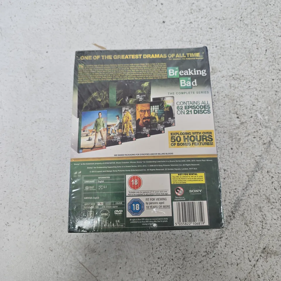 BREAKING BAD: THE COMPLETE SERIES DVD BOX SET – SEALED
