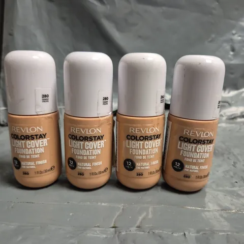 LOT OF APPROXIMATELY 55 REVLON COLOURSTAY LIGHT COVER 30ML FOUNDATIONS - 280 TAWNY FAUVE