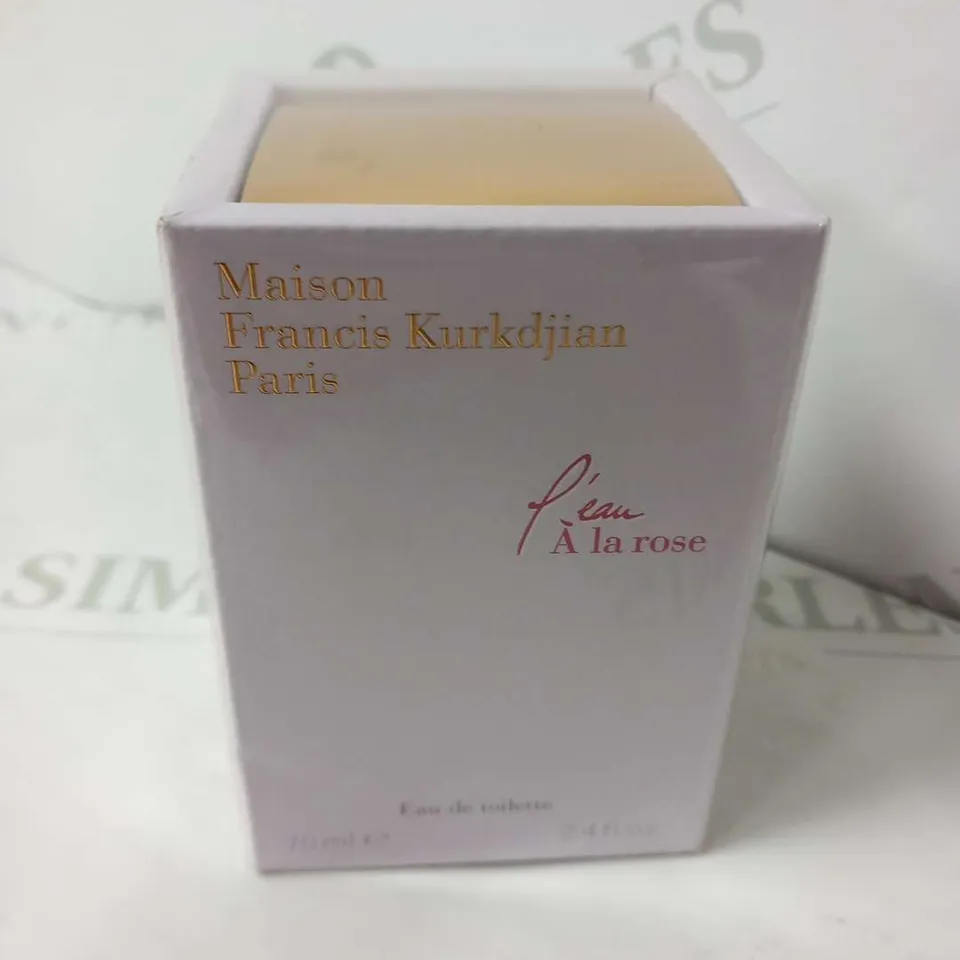 BOXED AND SEALED MAISON FRANCIS KURKDIJAN PARIS P'EAU A LA ROSE EAU DE TOILETTE 70ML