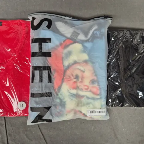 BOX OF APPROXIMATELY 20 ASSORTED CLOTHING AND FASHION ITEMS IN VARIOUS STYLES, SIZES, AND COLOURS - COLLECTION ONLY