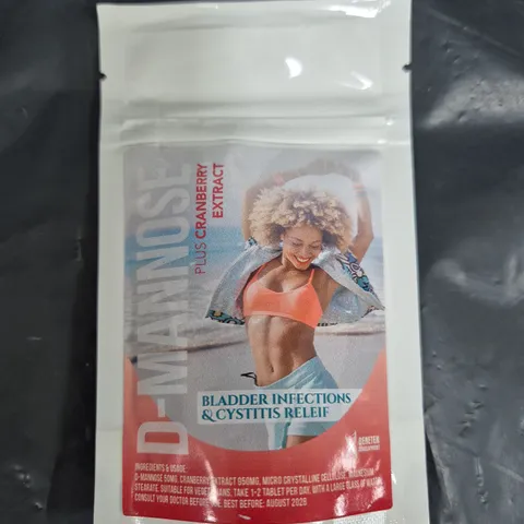 BOX OF APPROXIMATELY 80 PACKS OF CUTS-N-GAINS D-MANNOSE BLADDER INFECTIONS & CYSTITIS RELIEF TABLETS