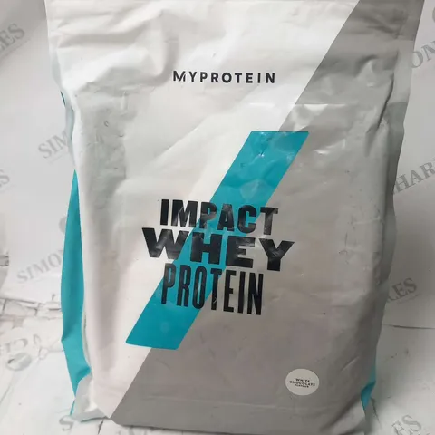 MYPROTEIN IMPACT WHEY PROTEIN WHITE CHOCOLATE FLAVOUR 2.5KG